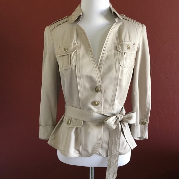 WHBM Belted Jacket - Picture 1 of 5